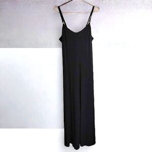 Calvin Klein Womens Gown Sz 10 Black Knit Maxi‎ Witchycore Halloween Wedding y2k